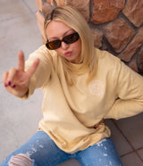 Enjoy The Good Life Sweatshirt - Saffron