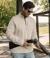 Fleece Essential Qtr Zip - Canvas