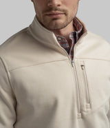 Fleece Essential Qtr Zip - Canvas