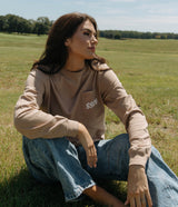 On My Mind Puff Print Tee - Chestnut