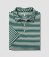 Sarasota Stripe Polo - Eucalyptus