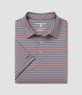 Tybee Stripe Polo - Patriotic