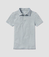 Youth Boys Cahaba Heather Stripe Polo - Ridgeway