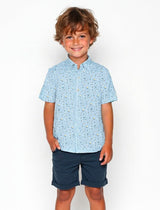 Boys Boats N Coves Baja Shirt SS - Boats N Coves