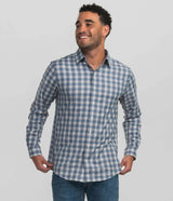 Edmonton Plaid LS - Coastline