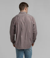 Hawthorne Plaid LS - Saddle