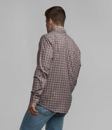 Hawthorne Plaid LS - Saddle