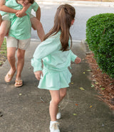 Youth Girls Hybrid Skort - Island Reef