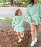 Youth Girls Hybrid Skort - Island Reef