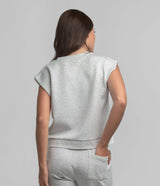 AstroKnit V Neck SS - Stone