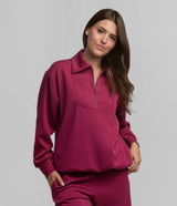 AstroKnit Performance Pullover - Ruby