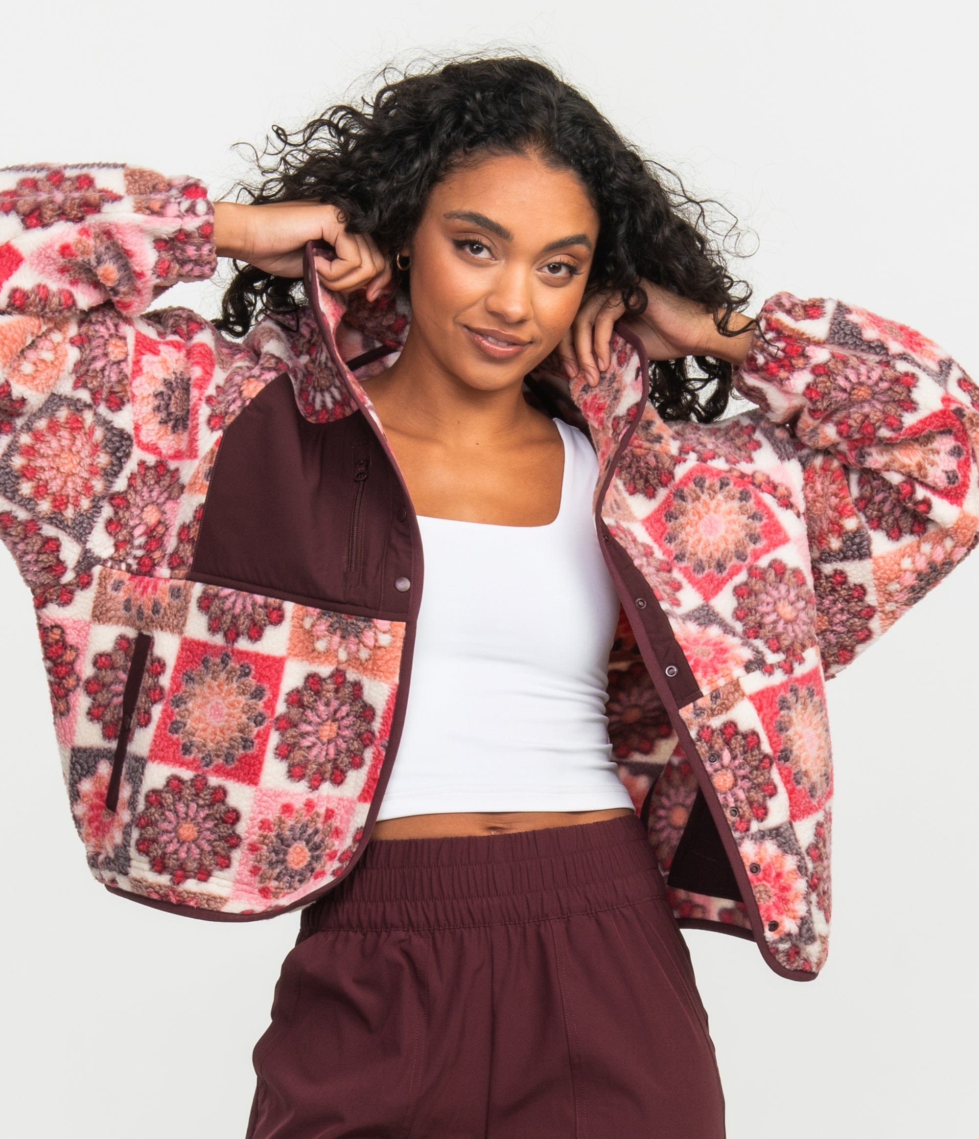 Retro Snap Fleece Jacket - Nostalgia | Southern Shirt