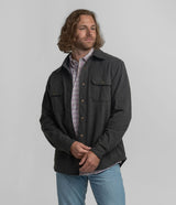 Stretch Twill Shacket - Iron Ore