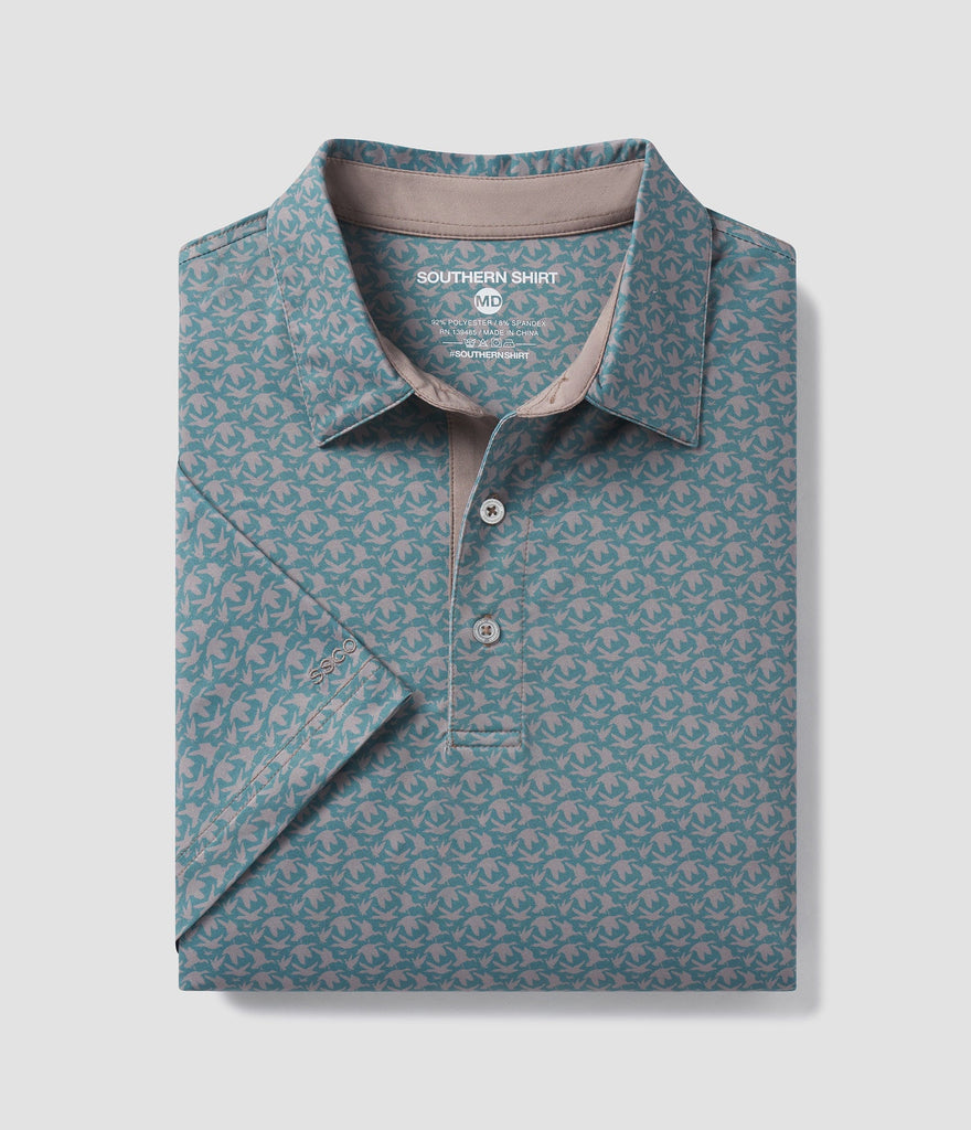 Party Fowl Printed Polo - Party Fowl