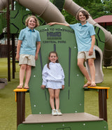 Youth Boys Sawgrass Stripe Polo - Marina