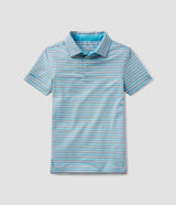 Youth Boys Sawgrass Stripe Polo - Marina