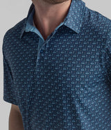 Perfect Round Printed Polo - Nocturnal
