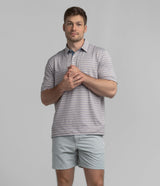 Sawgrass Stripe Polo - Limestone