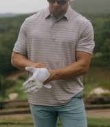 Sawgrass Stripe Polo - Limestone