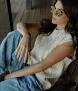 Comfy Cozy Sweater Vest - Parchment