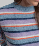 Crewneck Intarsia Sweater - Vivid Horizon