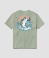 Rip It And Stick It Tee - Iceberg Green