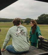 Winged Pursuit Tee - Iceberg Green