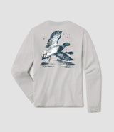 Winged Pursuit Tee LS - Oyster