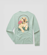 Youth Floral Fetch Tee - Cool Mint
