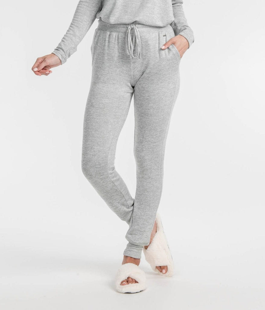 Sincerely Soft Heather Joggers - Monument (6549442232372)