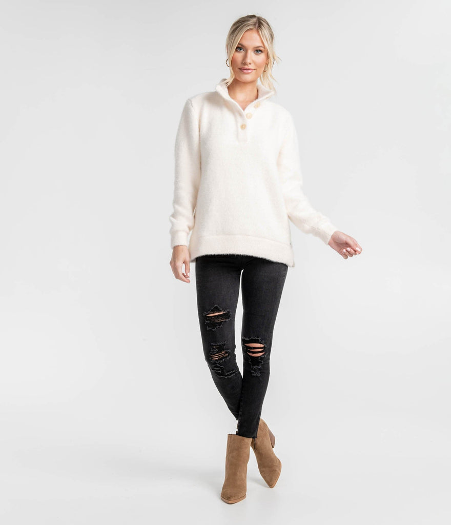 Sweater Knit Pullover - Birch (6549440725044)
