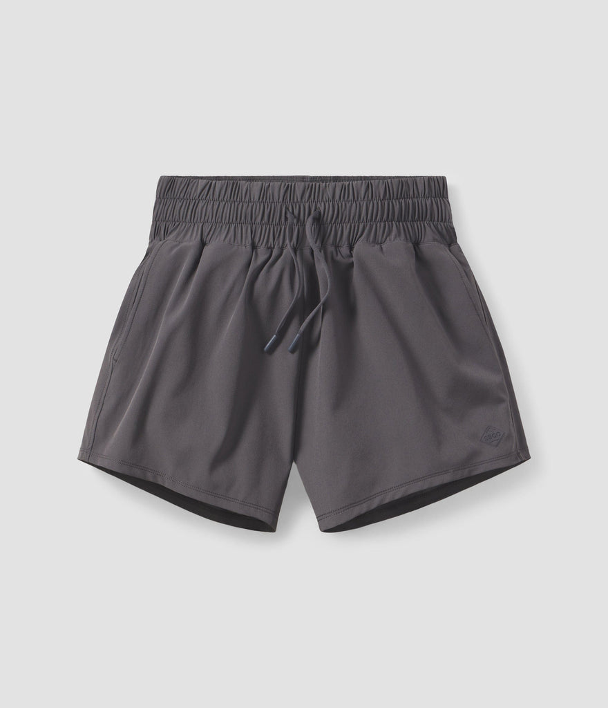 Womens Lined Hybrid Shorts - Magnet (6656394985524)