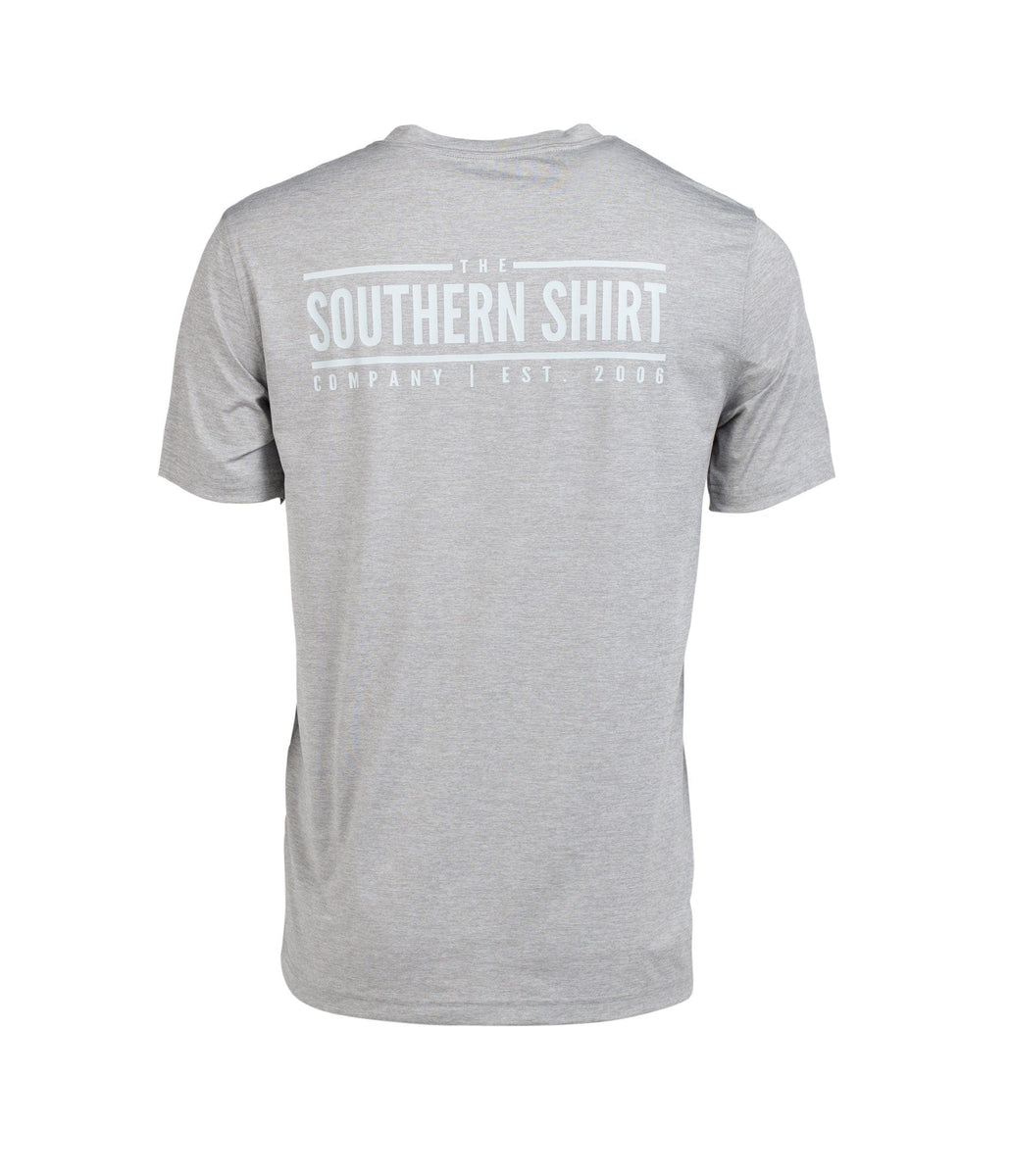 Clearwater Performance Tee - Alloy | Southern Shirt